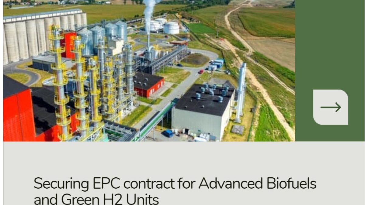 Technip Secures EPC Contract For Advanced Biofuels, Green H2 Units