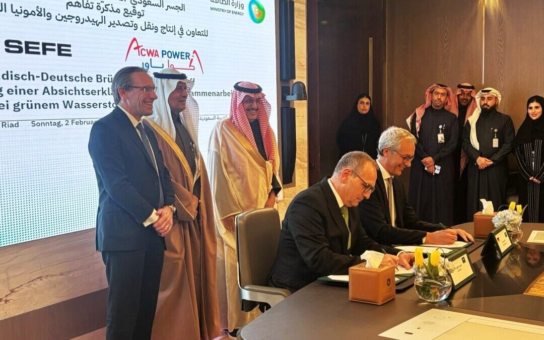 Saudi Arabia’s ACWA Power to Deliver 200K Tonnes of Green Hydrogen to Europe