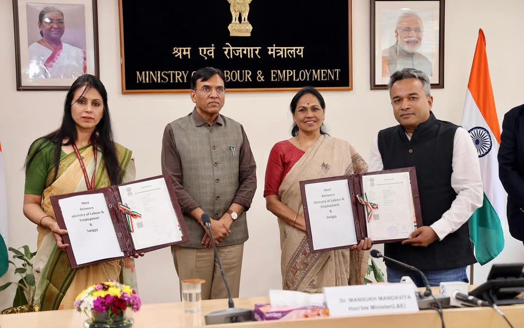 Labour & Employment Ministry Partners with Swiggy to Boost Gig Economy Jobs
