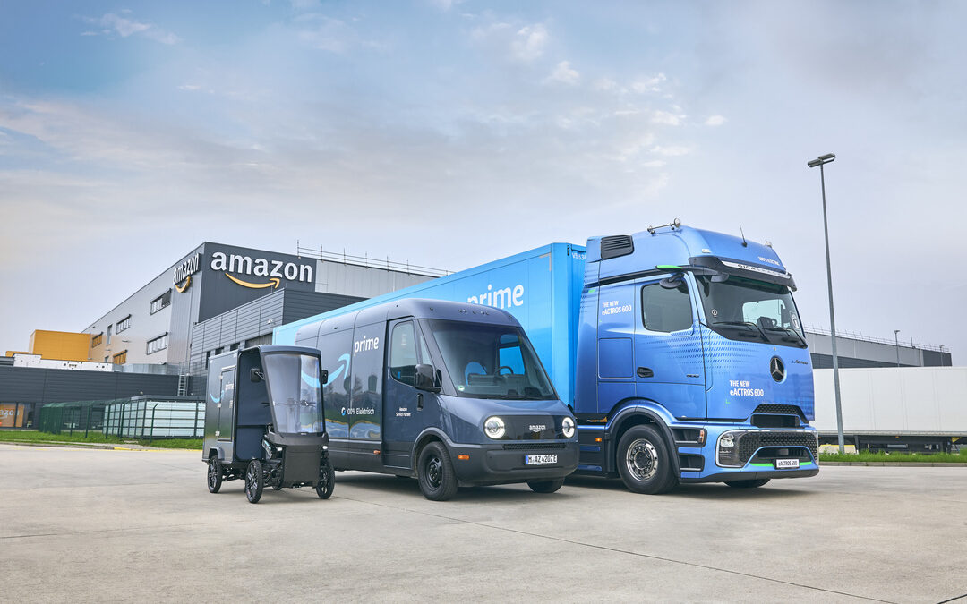 Amazon Delivers 1.5B Packages by EVs, Hits 100% Clean Energy Goal in 2024